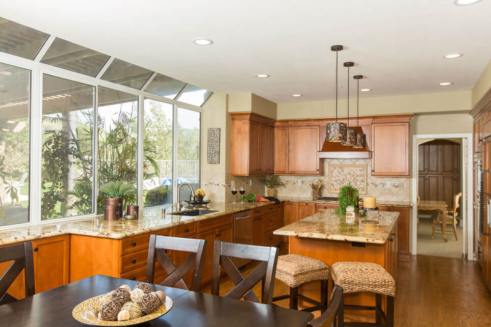 Kitchen Island, Marble Kitchen Island, Marble Counters in Kitchen 