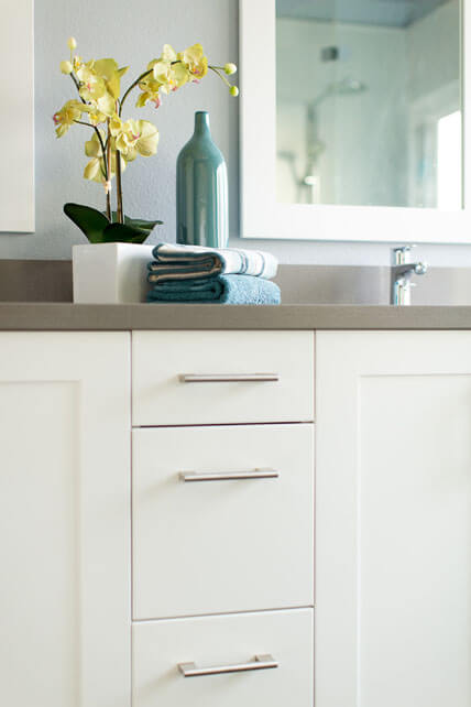 Bathroom Storage, Bathroom Vanity, Sea Pointe Constriction 