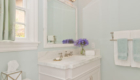 Bathroom Vanity, White Bathroom Vanity, White and Blue Bathroom 