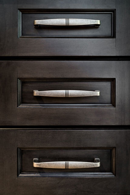 Kitchen Hardware, Kitchen Drawers, Dark Kitchen Drawers 