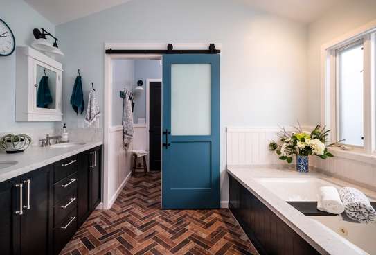 Bathroom Remodel with Barn Door