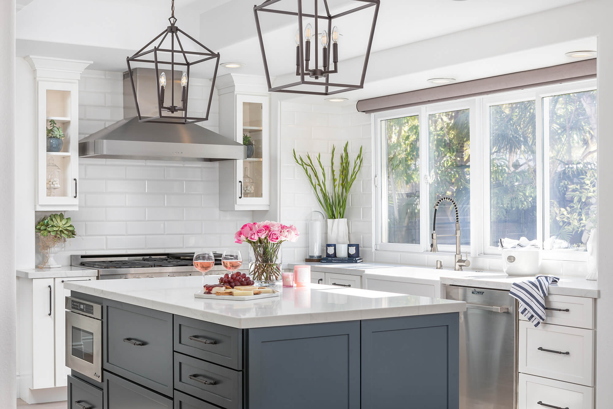 Kitchen Remodel with stunning kitchen island