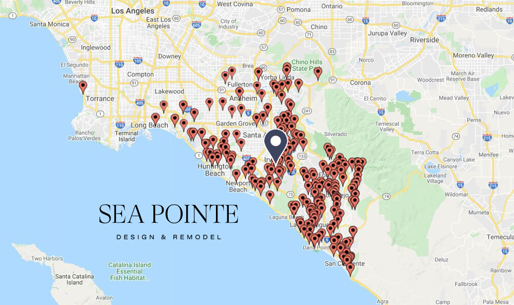 Orange County Map Sea Pointe