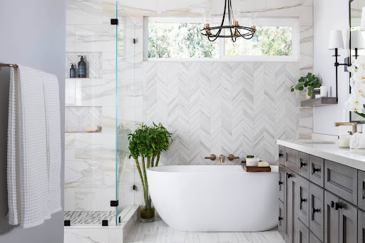 8 Bathroom Tile Ideas Utilizing Tiles, Shower Wall And Floor Tile The Same
