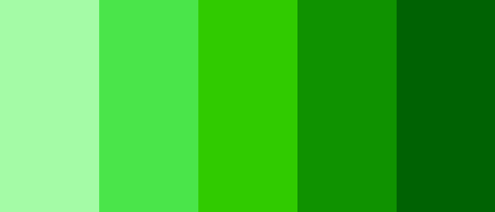 Cool colors - green