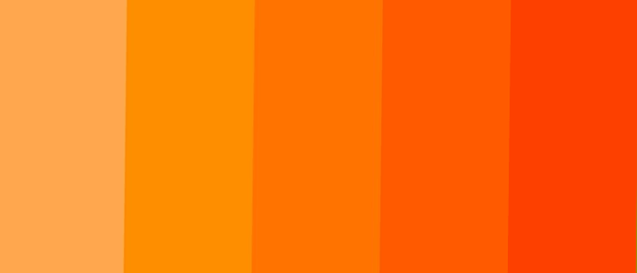 warm colors - orange