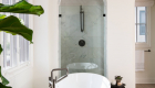 Quality craftsmanship in shower tiling execution in remodel