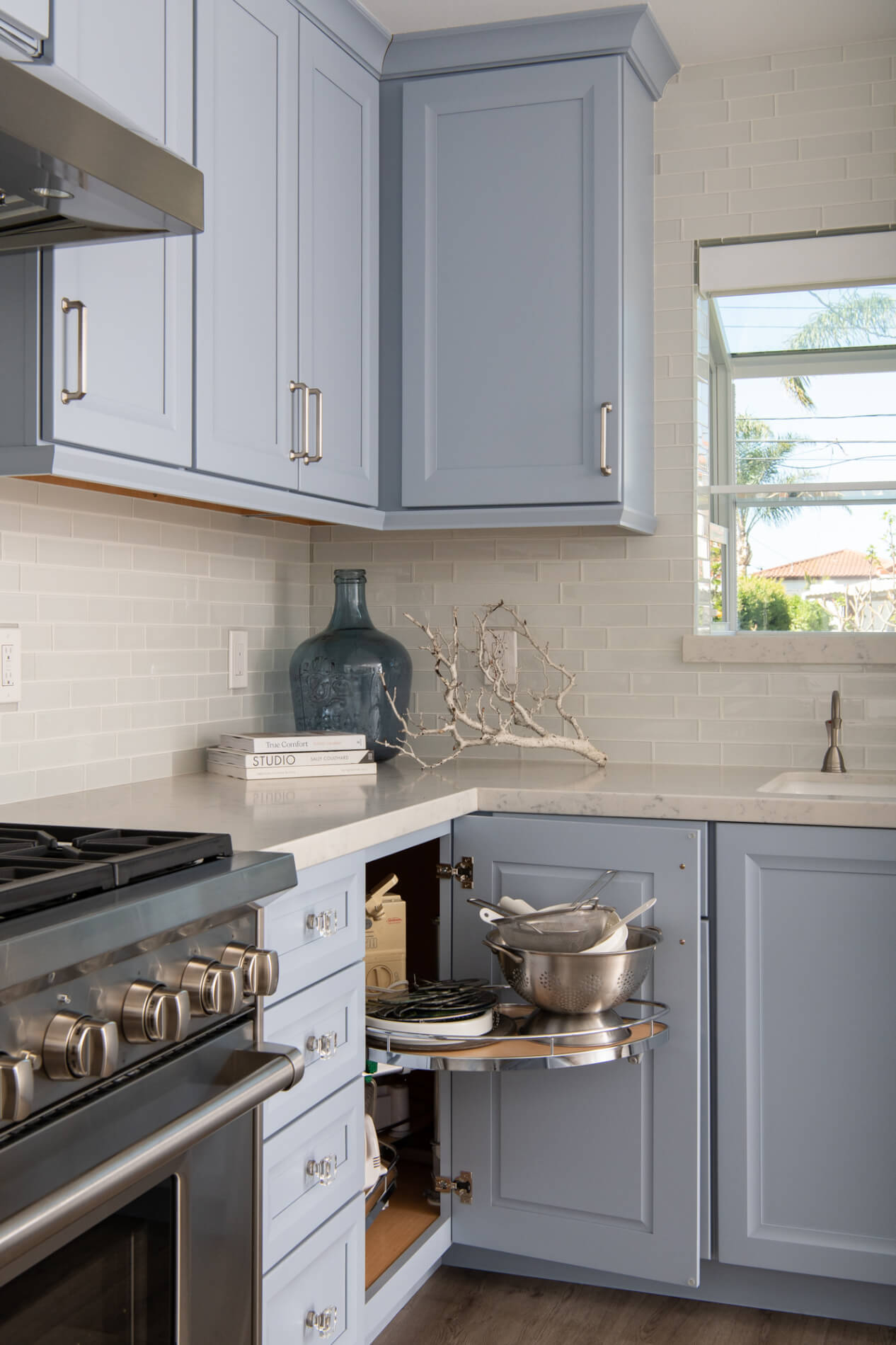 Corner Cabinet pull out in kitchen remodel