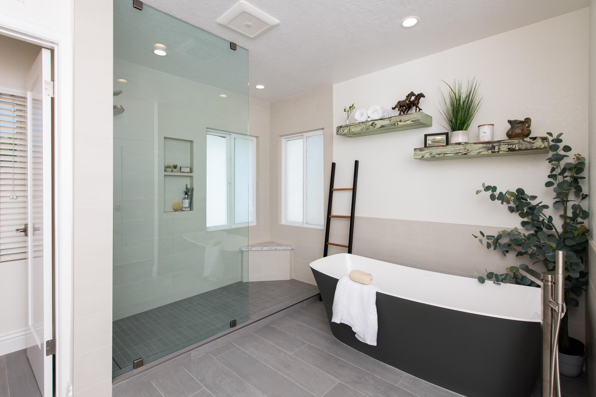 Modern-walk-in-shower-design-in-Laguna-Hills-bathroom-remodel - plumbing trends