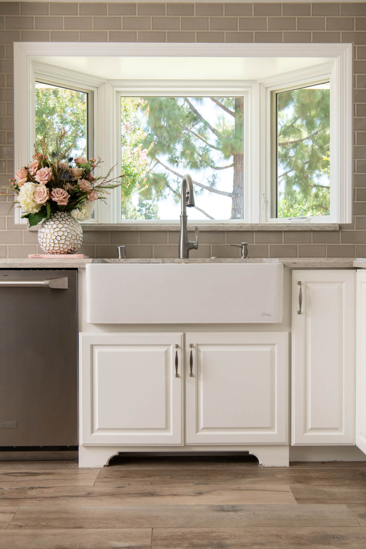 farmhouse-sink-fountain-valley-remodel - how to update a historic home