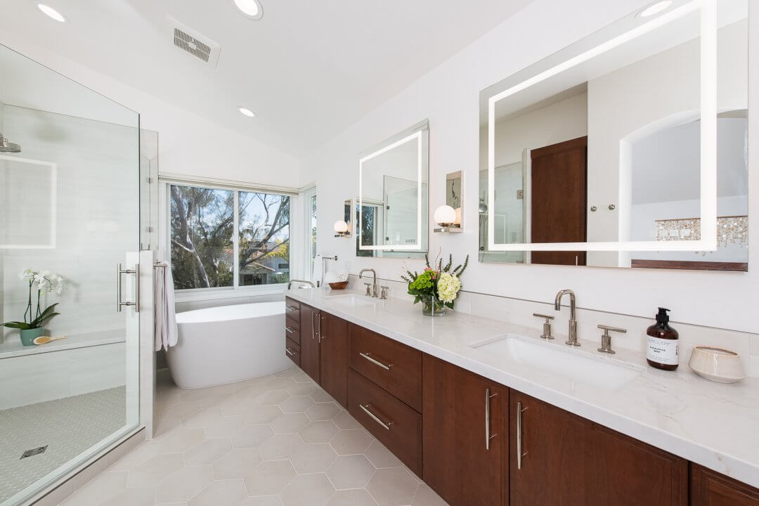 Mid-Century Inspired Bathroom Remodel in Monarch Beach
