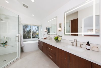 Mid-Century Inspired Bathroom Remodel in Monarch Beach