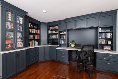 Handsome Home Office Remodel in Dana Point