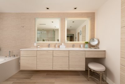Modern Bathroom Design with Aging In Place Updates