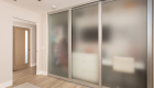 40-pocket-door-entry-new-paint-and-baseboards-LED-square-trim-recessed-can-lights