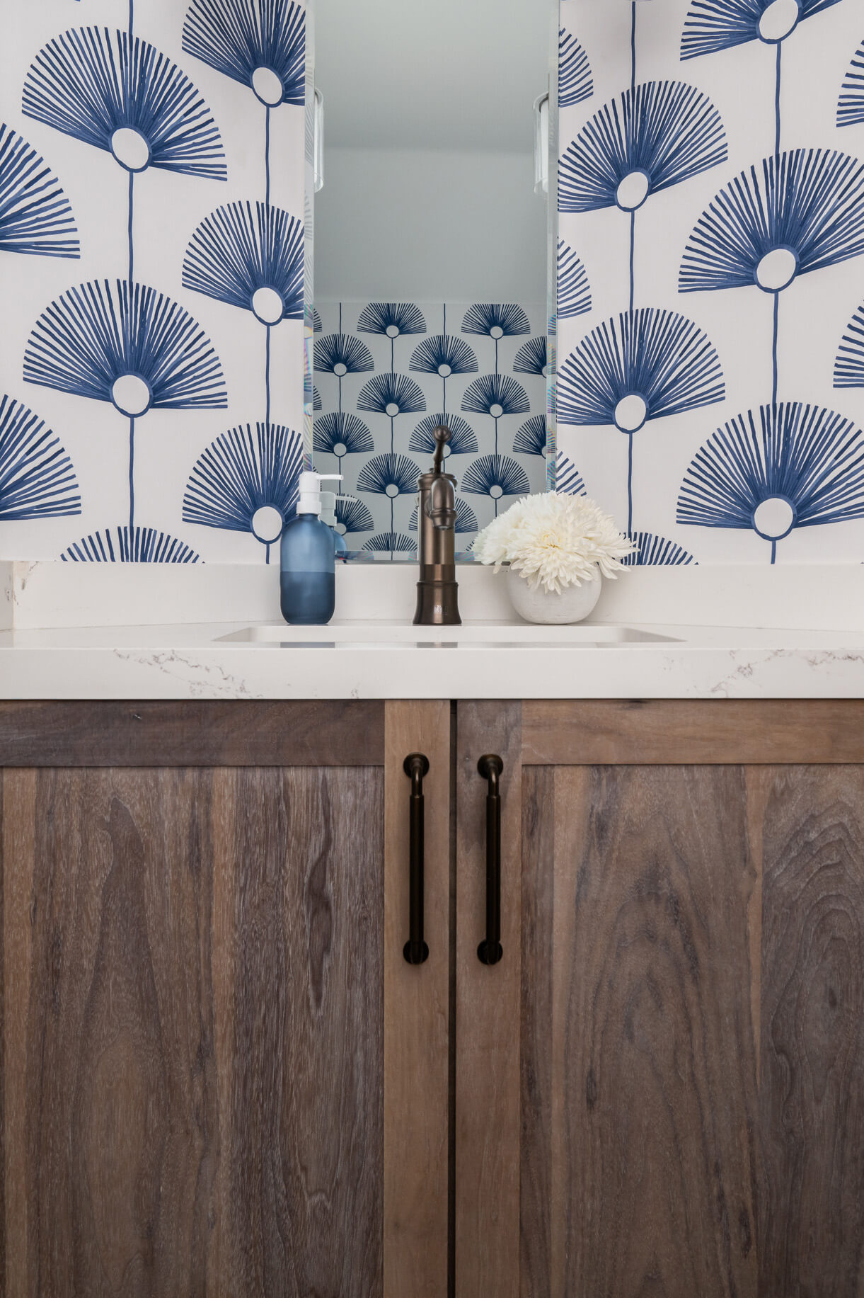 quartz-countertop-by-Pental-in-polished-statuario-with-mitered-edge-and-backsplash