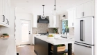sea-pointe-design-and-remodel-polished-quartz-countertop-by-Silestone-in-Ethereal-Noctis-with-mitered-edge