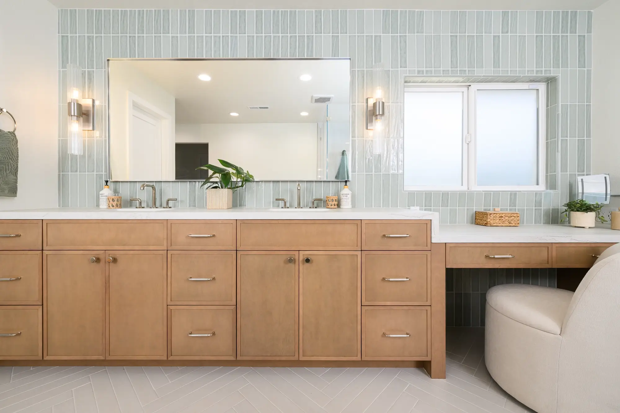 Coastal designs and colors are popular remodeling trends for kitchens and bathrooms in Orange County